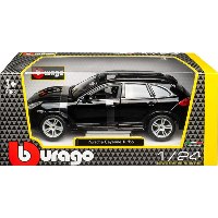 דגם מכונית פורשה קאיין שחור Bburago Porsche Cayenne Turbo 1/24