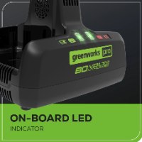 מטען כפול מהיר נטען לסדרת PRO (מטען בלבד) - GREENWORKS 99559 80V