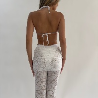 בגד ים 3 חלקים white lace