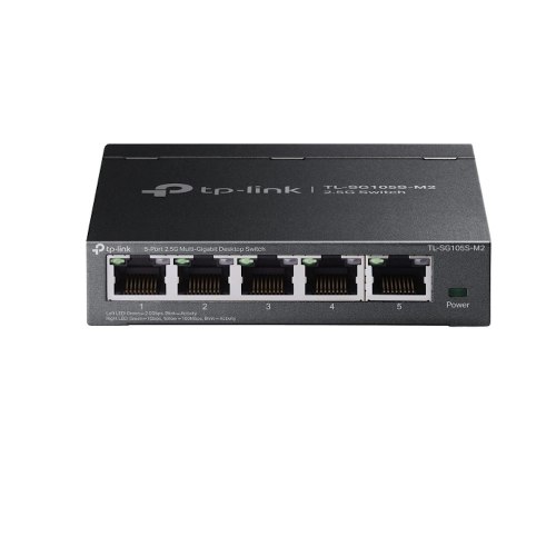 מתג שולחני TP-Link TL-SG105S-M2 עם 5 יציאות 2.5G Multi-Gigabit