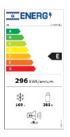 מקרר 4 דלתות LG דגם GR-B470BE נירוסטה