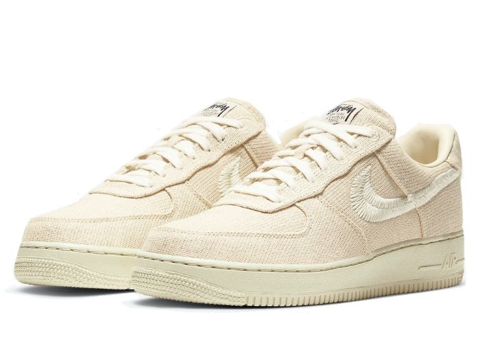 סניקרס נייק Air Force 1 Fossil Stussy בז'