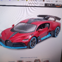 מאיסטו -  רכב בוגאטי דיבו  צבע אדום - Maisto Bugatti Divo 1:24