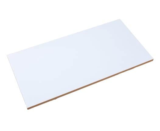 משטח MDF מרובע 46.5/31.5 ס"מ - לבן