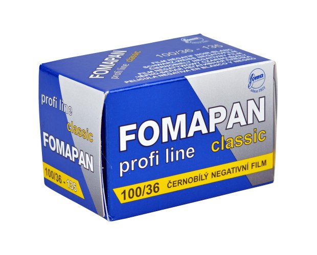 Foma Fomapan 100 35mm  תכולה: סרט אחד