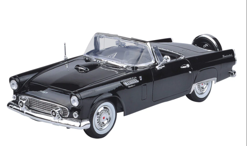 דגם פורד 1956 Ford Thunderbird Convertible בקנה מידה 1:18 – דגם אספנות איכותי מוטורמקס| Motormax