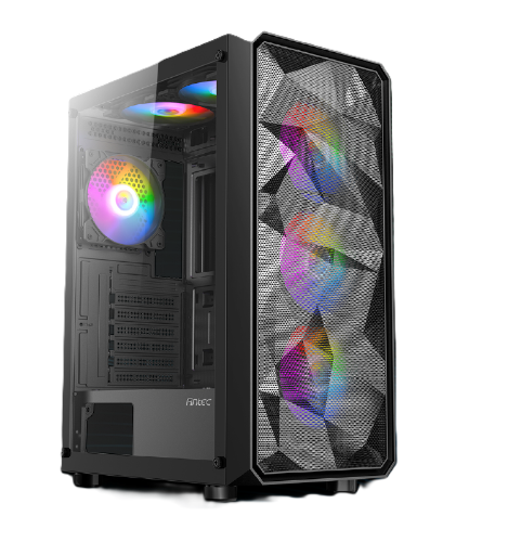 מחשב AX83 ARGB 700W H610M I5-12400F 8GB 500GB NVMME RTX3050
