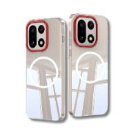 כיסוי XUNDD שקוף תומך Magsafe עם הגנת מצלמה מחוזקת