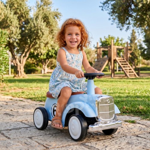 בימבה וינטג לפעוטות עם אורות וצלילים בצבע תכלת 28834B מסדרת Retro line
