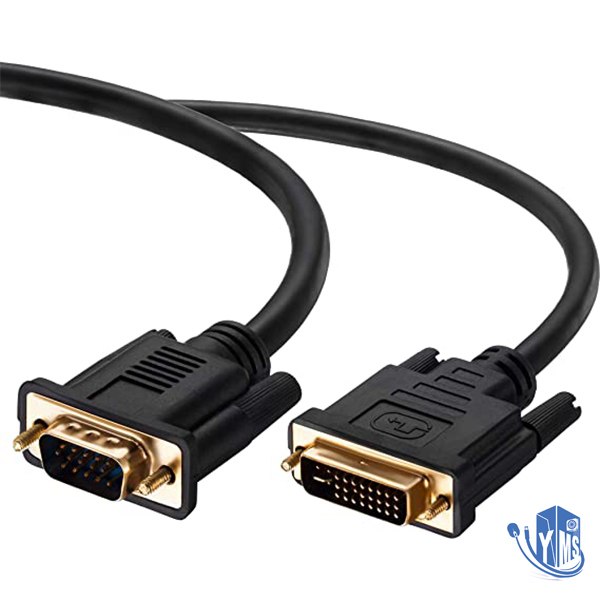 כבל לחיבור מסך DVI-A Male to VGA Male Cable 1.5M