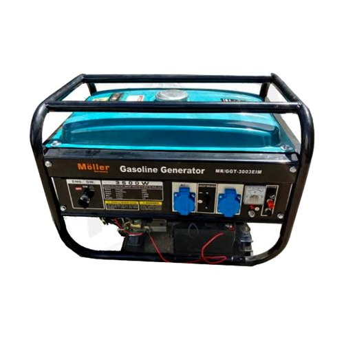 גנרטור מנוע בנזין 3500W התנעה חשמלית חד-פאזי MR-GGT-3003EIM מבית MOLLER GERMANY