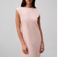 CALVIN KLEIN Women's Dress Sz M Ponte Shift Chic Rose