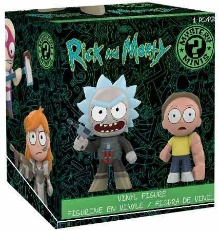 פאנקו פופ בובת מיני הפתעה מהסדרה „ריק ומורטי“ Funko Mystery Mini Rick and Morty Series 1 Figure