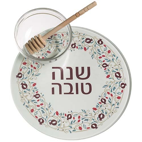 כלי זכוכית להגשת תפוח בדבש (4דגמים)