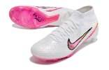 עם גרב - נעלי כדורגל נייק Mercurial Superfly 8 Elite לבן ורוד