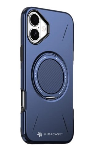 קייס פלסטיק לטלפון נייד מירקייס דגם Miramag עבור iPhone 16 כחול