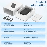 A2A מתאם לרכב Android Auto אלחוטי Carlinkit