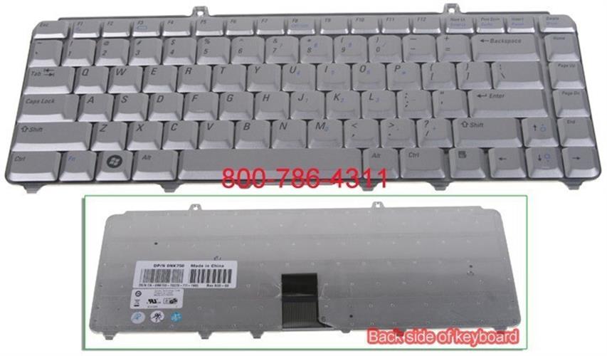 החלפת מקלדת למחשב נייד דל Dell Inspiron 1420 NK750 Laptop Keyboard