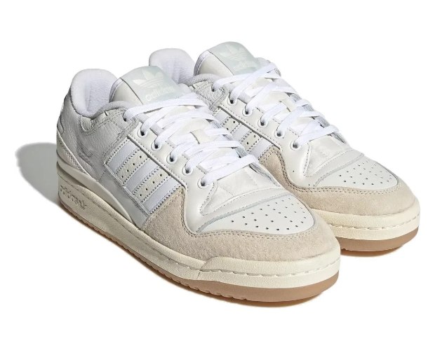 נעלי אדידס Adidas Forum Low לבן בז'