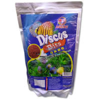 מזון DISCUS BITS לדיסקוסים ודגי נוי 1 ק"ג AQUAV