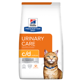 c/d Multicare with Chicken 3kg Dry Cat Food