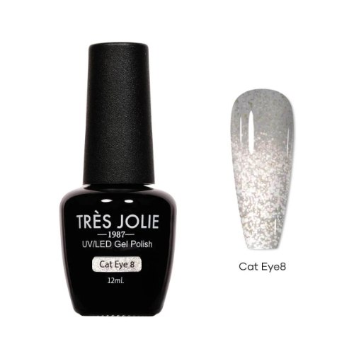 לק ג'ל עין החתול cat eye 8-tres jolie