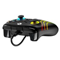 בקר חוטי לגיימינג צבע שחור Turtle Beach Afterglow Wave RGB for Xbox and PC – בקר משחק שחור עם תאורת RGB צבעונית וכבל מחובר