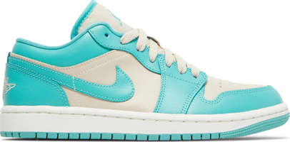 Wmns Air Jordan 1 Low Tropical Teal Sandy Beige