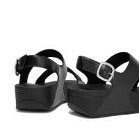 FITFLOP | פיטפלופ - סנדל fitflop Lulu Sandal Hotfix Black שחור | סנדל 2 פסים עור קריסטל