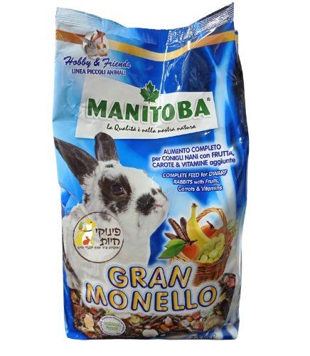תערובת מועשרת לארנבים 2.5 ק"ג מניטובה MANITOBA