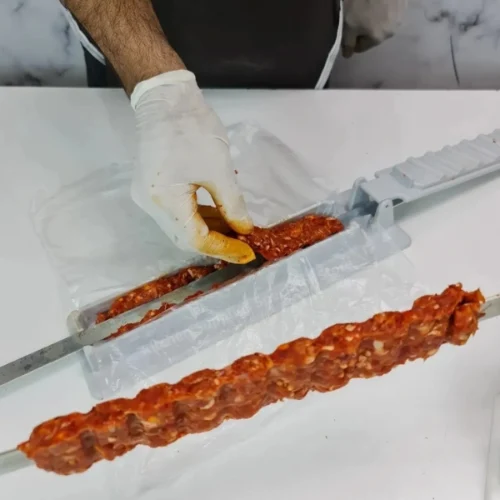 מכשיר מקצועי להכנת קבב בשיפוד