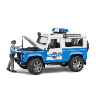 ברודר - ג’יפ לנד רובר רכב משטרה + שוטר ואביזרים - 02595 Bruder