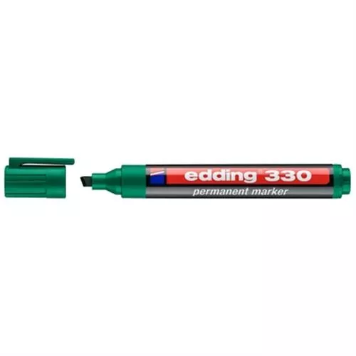 טוש פרמננט 330 טיפ קטום 1-5 מ"מ ירוק אדינג edding