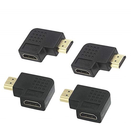 מתאם זוויתי שמאל HDMI זכר לחיבור HDMI נקבה