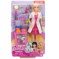 ברבי - בובת ברבי מדענית עם שולחן עבודה -  BARBIE JCR70