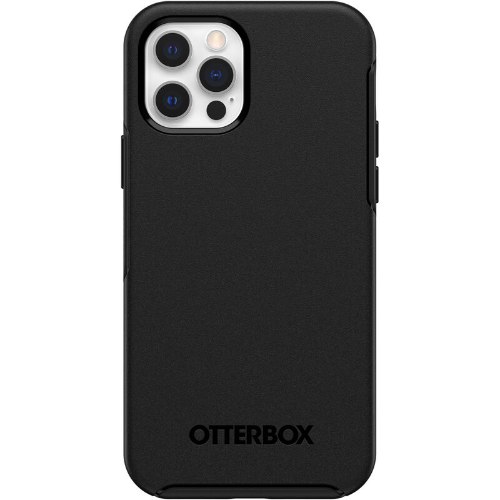 כיסוי OtterBox Symmetry ל- iPhone 12 & 12 Pro צבע שחור