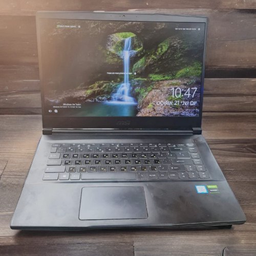מחשב נייד מחודש - MSI  - i7-9750H / 16GB DDR4 / 512GB NVMe SSD / Quadro P620