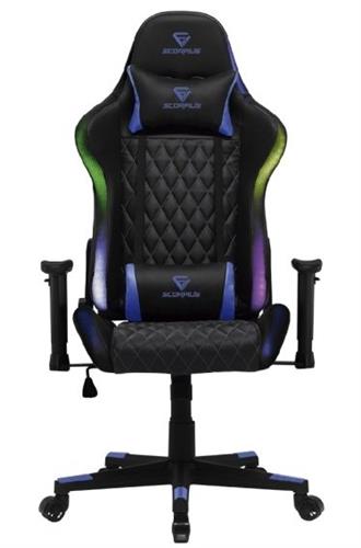כיסא גיימינג עם תאורה סקורפיוס Scorpius Lightning Blue