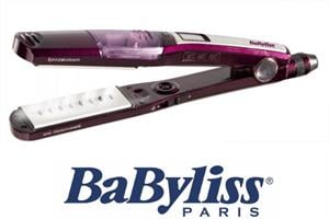 BaByliss  מחליק שיער קרמי עם אדים דגם ST395E