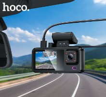 מצלמת דרך לרכב HOCO DV15 720P מצלמת חוץ + פנים