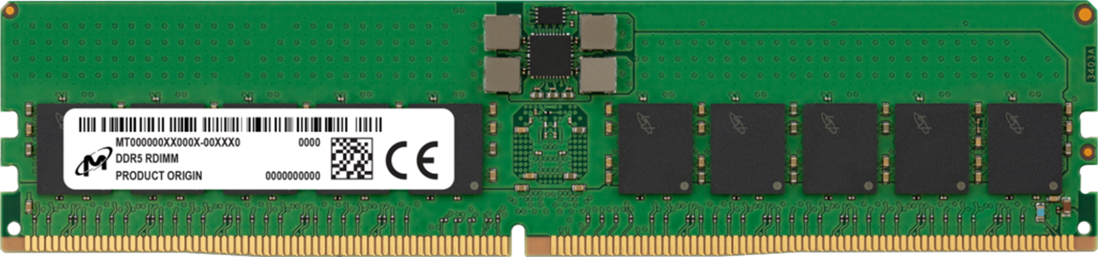 זיכרון לשרת - Micron RDIMM DDR5 4800MT/s ECC 64GB
