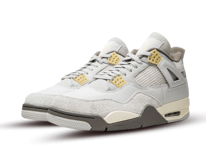 נעלי נייק אייר ג'ורדן Nike Air Jordan 4 Retro ‏אפור זהב
