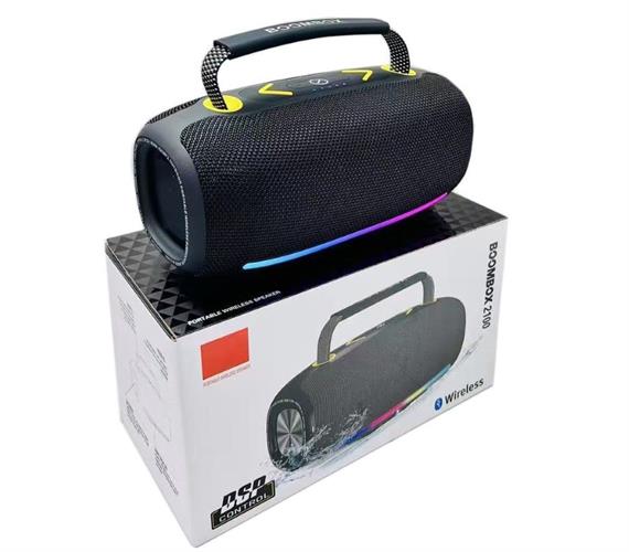 רמקול בלוטוס BOOMBOX - עם סאונד עוצמתי ותאורת LED