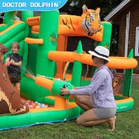 מתנפח מים עם מגלשה חיות W73075 מבית Doctor Dolphin