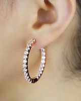 Margo Earrings Rose Gold
