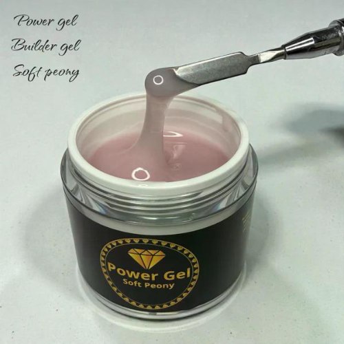 ג'ל בניה אדמונית עדינה POWER GEL BUILDER GEL SOFT PEONY
