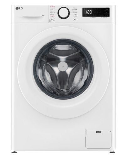 מכונת כביסה 9 ק"ג LG WFS9014WW AI DD 6 Motion במהירות 1200 סל"ד