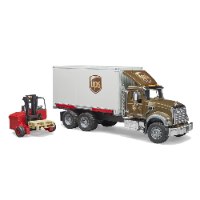 ברודר - משאית UPS + מלגזה - BRUDER MACK 02828