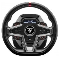 הגה מירוצים עם דוושות מגנטיות Thrustmaster T248P – שחור עם פרטים כסופים ואדומים וצג דיגיטלי
