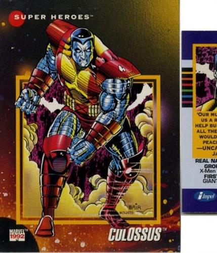 קלף בודד מארוול marvel - colossus - Universe Series 3 - 46